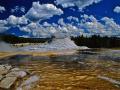 CASTLE GEYSER CONE - OLD FAITHFUL GEYSER WALK - YELLOWSTONE PARK