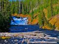 LEWIS FALLS, WY  --  SOUTHERN YELLOWSTONE PARK BOUNDARY
