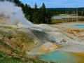 NORRIS GEYSER CONES --YELLOWSTONE PARK