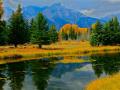 MOUNTAIN PEAKS AND BEAVER PONDS -- REFLECTIONS OF THE TETONS