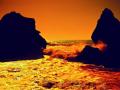 AS THE WORLD BURNS - THE SEAS WILL CHURN! WHEN THE SUN SCORCHES THE EARTH - THE SEAS WILL OFFER LITTLE COMFORT