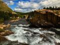 Photo from Waterfalls MANY GLACIERS _GLACIER NATIONAL PARK