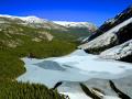 I LOVE THE ABSTRACT PATTERNS IN THE ICE,  AS THE WILDERNESS LAKES A BEGIN TO FREEZE