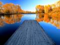 PARADISE VALLEY POND AND DOCK-EARLY EVENING REFLECTIONS-TALK ABOUT TRANQUILITY-WOW