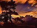 THIS PHOTO WAS SHOT ON FILM 30 YEARS AGO AT SEELEY LAKE, MONTANA - IT REMINDS ME OF 'GONE WITH THE WIND' - STILL MY FAVORITE SUNSET PHOTO