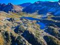 BEARTOOTH WILDERNESS AREA - LAKES AND MORE LAKES - MONTANA - AERIAL