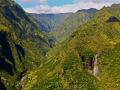 'RAINBOW IN THE FALLS' - KAUAI IS BEST SEEN FROM A HELICOPTER, AS IT IS UNLIKE ANY OTHER PLACE IN THE WORLD WITH A TROPICAL GRAND CANYON!