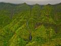 WAIALEALE  CRATER -- KAUAI  IN A RAINSTORM - I LOVED THIS PLACE - NEVER NOTICED THE ELONGATED FACE BEFORE-BRIGHT SPOT IS LEFT EYE