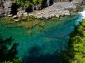 MCDONALD CREEK GLACIER PARK-SUCH AMAZING COLORED WATERS THAT ARE GLORIOUSLY GREEN AND AQUAMARINE!