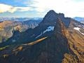 PILOT PEAK - ABSAROKA MOUNTAIN RANGE, MONTANA - AERIAL WIDE ANGLE LENS - SITUATIONS LIKE THESE ARE WHEN YOU REALLY APPRECIATE A GREAT PILOT