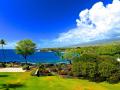 LOVE THE CLOUDS, THE OCEAN AND THE FOLIAGE IN THIS VIEW OF PARADISE - BIG ISLAND OF HAWAII