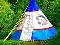 THOSE HEADED INTO THE WILDERNESS SHOULD, HIRE A NATIVE AMERICAN TO TEACH YOU HOW TO BUILD A TEEPEE.  IT'S NOT AS EASY AS YOU WOULD THINK