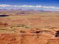"VALLEY OF THE GODS" WITH MONUMENT VALLEY IN THE BACKGROUND - SOUTHERN UTAH - AERIAL