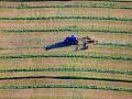 'HARVEST TIME IN MONTANA' - I LOVE AERIAL PATTERN AND ABSTRACT SHOTS - THIS WAS TAKEN IN THE FARM COMMUNITY WEST OF BOZEMAN