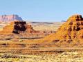 PYRAMIDS IN "THE VALLEY OF THE GODS" - STEP PYRAMID TO THE LEFT, TRIANGULAR TO THE RIGHT- ACQUIRE OUR DVD, "EGYPTIANS IN THE GRAND CANYON - FORBIDDEN HISTORY" TO UNDERSTAND