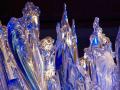SQ-EXTREME CLOSE UP OF GLASS SCULPTURE, ILLUSTRATES THE SHATTERED REMAINS OF  "LUCIFER'S THRONE , AS DESCRIBED TO ME BY GREG EVENSON -"THE PLANET RAHAB", WHICH WAS DESTROYED CATASTROPHICALLY IN GOD'S JUDGMENT