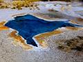 BLUE STAR GEYSER POOL-YELLOWSTONE NATIONAL PARK