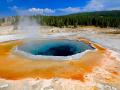 "CRESTED POOL" - LOWER GEYSER BASIN YELLOWSTONE NATIONAL PARK