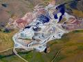 MONTANA OPEN PIT MINE,  LOCATED SOUTH OF ENNIS, MONTANA - AERIAL ABSTRACT