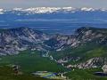AERIAL - "LOOKING WEST TOWARDS THE TOWN OF-"WEST YELLOWSTONE" FAR LEFT -"HEBGEN LAKE" FAR RIGHT-COPYRIGHT STEVE QUAYLE