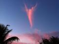 Angel cloud over Palm Springs, CA on Feb 19th, 2014