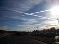 CHEMTRAILS OVER PEACHTREE CITY, GEORGIA  12-1-2013